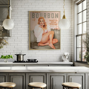 Babes of Bourbon Vol 7 Sexy Vintage Whiskey Pinup Girl Poster