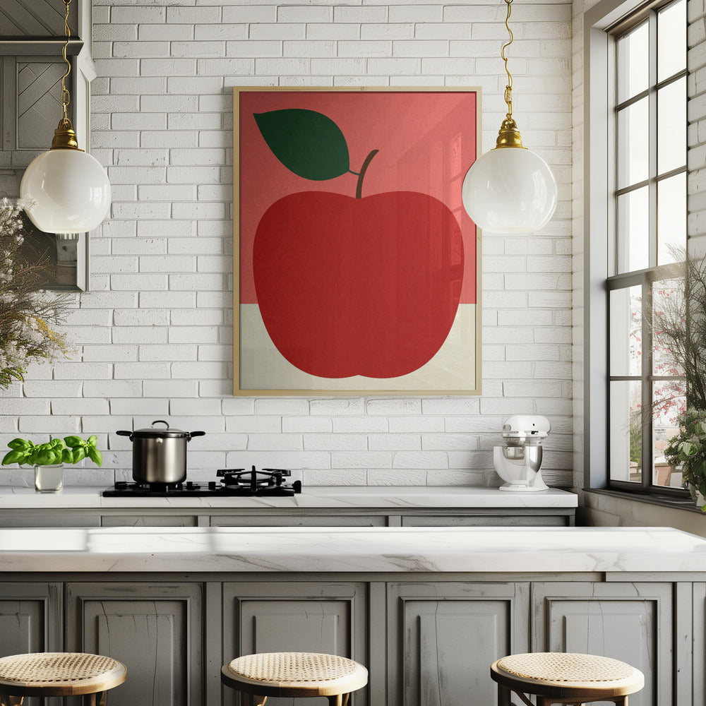 Red Apple Poster