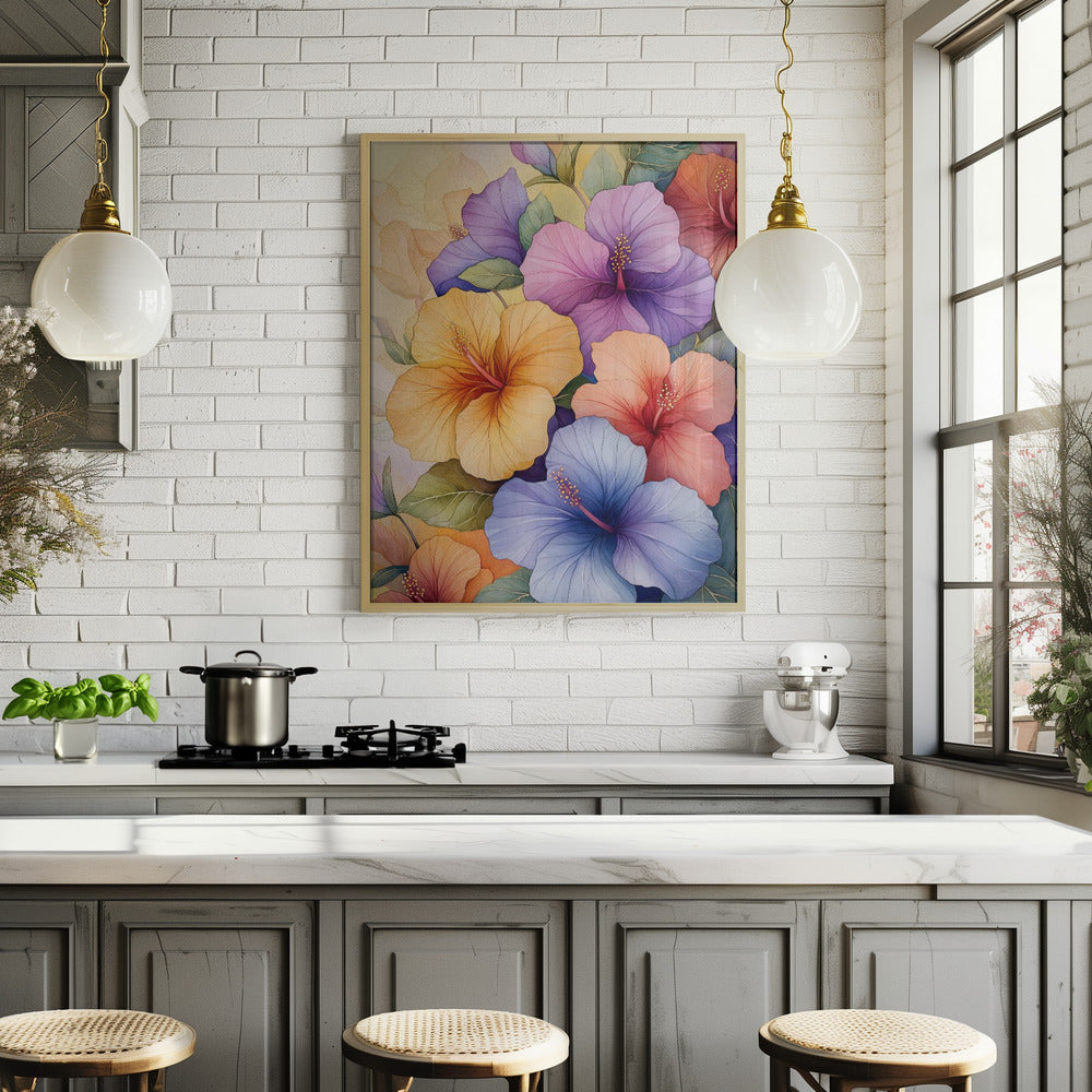 Magical Hibiscus Poster