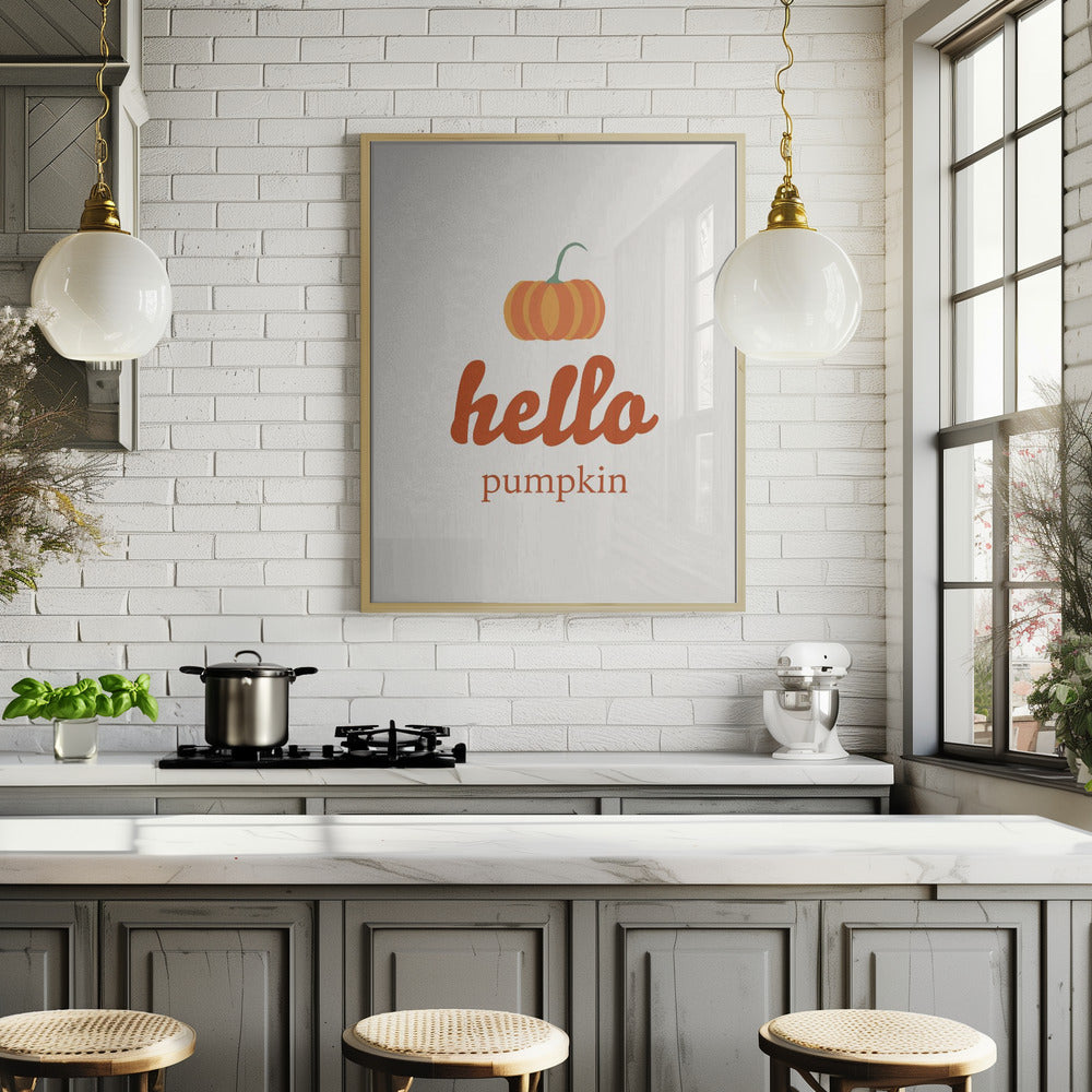 Hello Pumpkin Poster