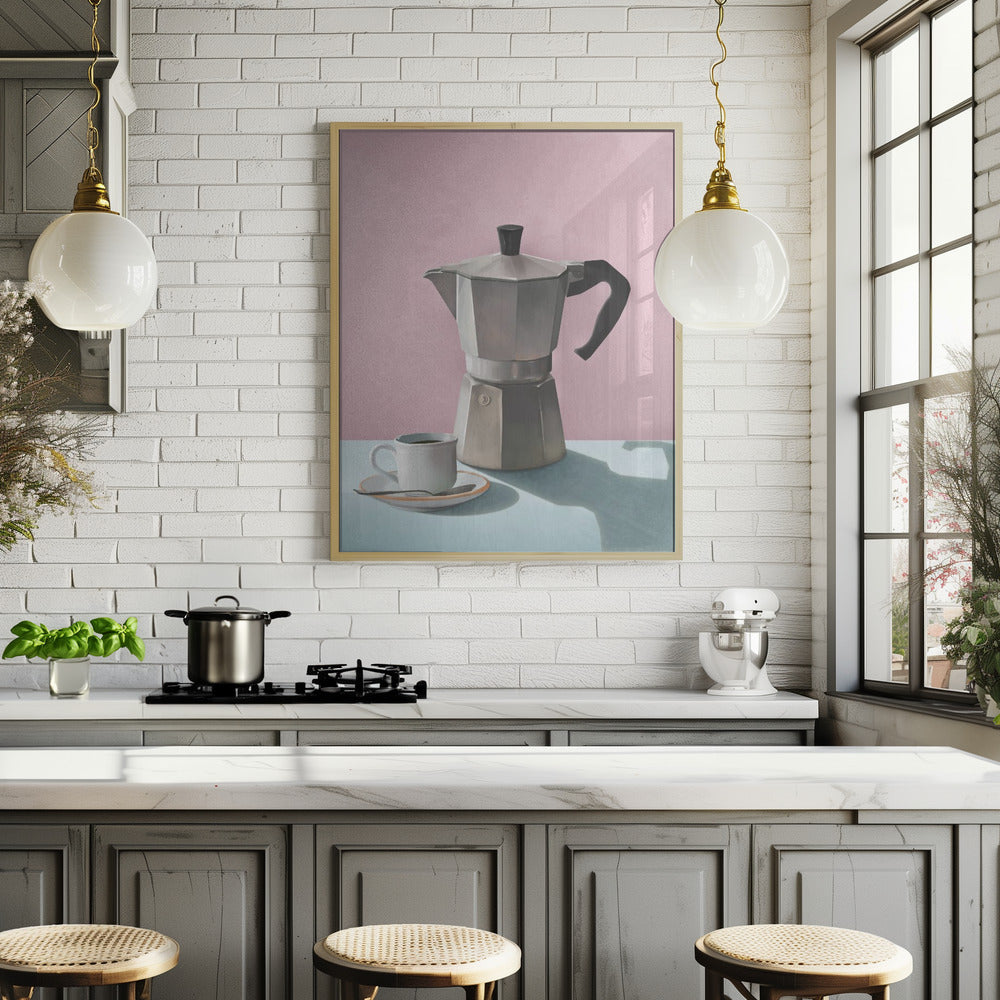 Moka Coffe Pot Poster