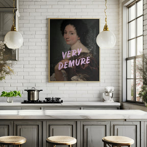 Demure Lady Poster