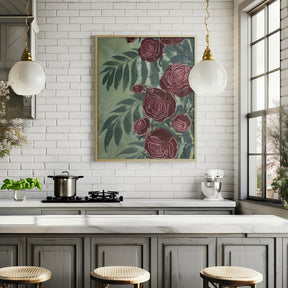 Ollien roses Poster