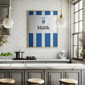 Mjölk Röd Poster