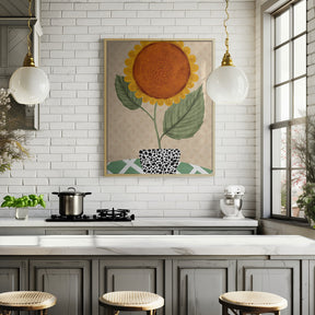 Sunflower Pot Poster