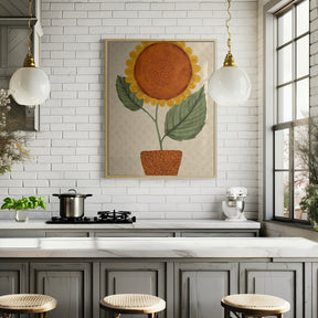 Sunflower Pot Poster