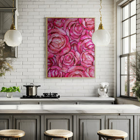 Peonies Poster