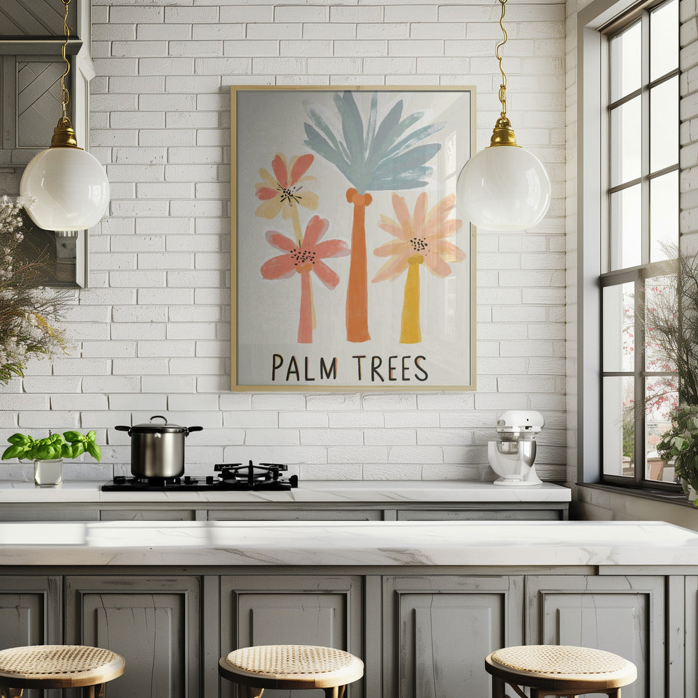 Palm Trees No 2 Poster