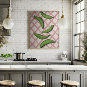 Sugar snap peas Poster