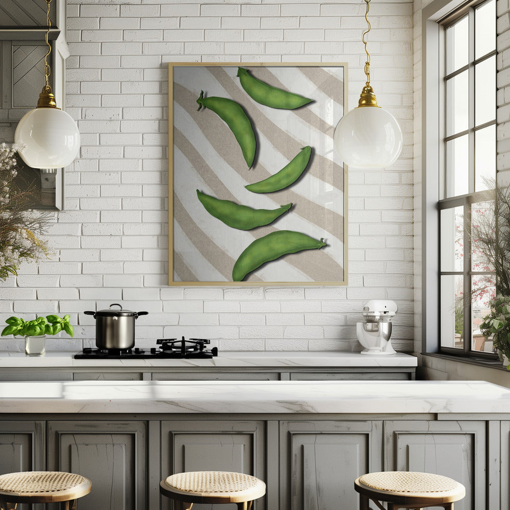 Sugar snap peas Poster