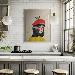 Apple Beret Poster