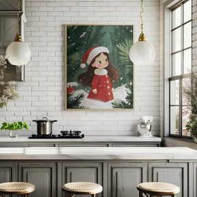 Christmas Girl Poster