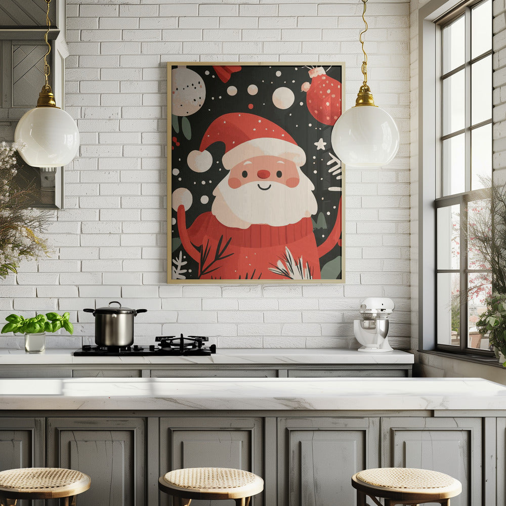 Happy Santa Poster