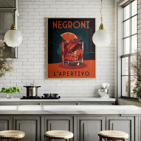 Negroni L&#039; Apertivo Poster