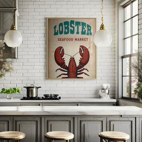 Lobster Seafood Market Poster