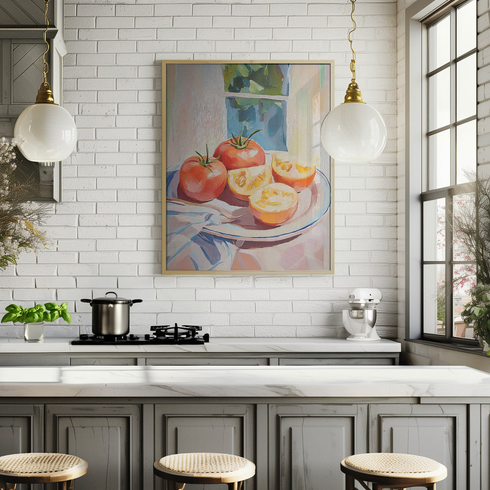 Kitchen Tomatoes Poster