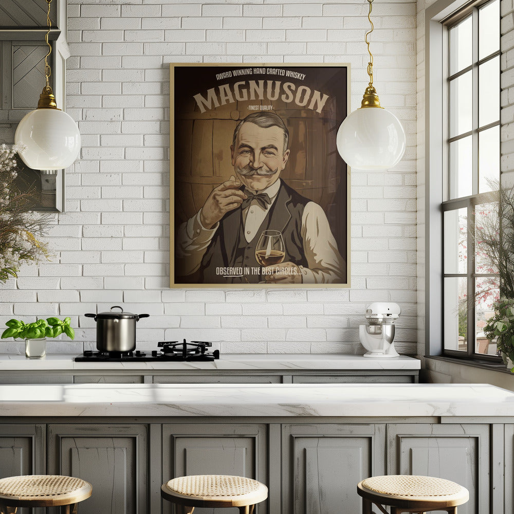 Magnuson Whiskey Poster