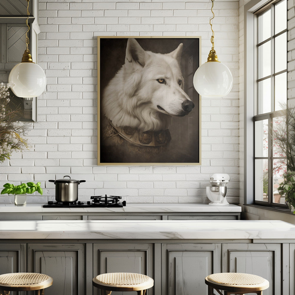 Wolf Portrait Poster