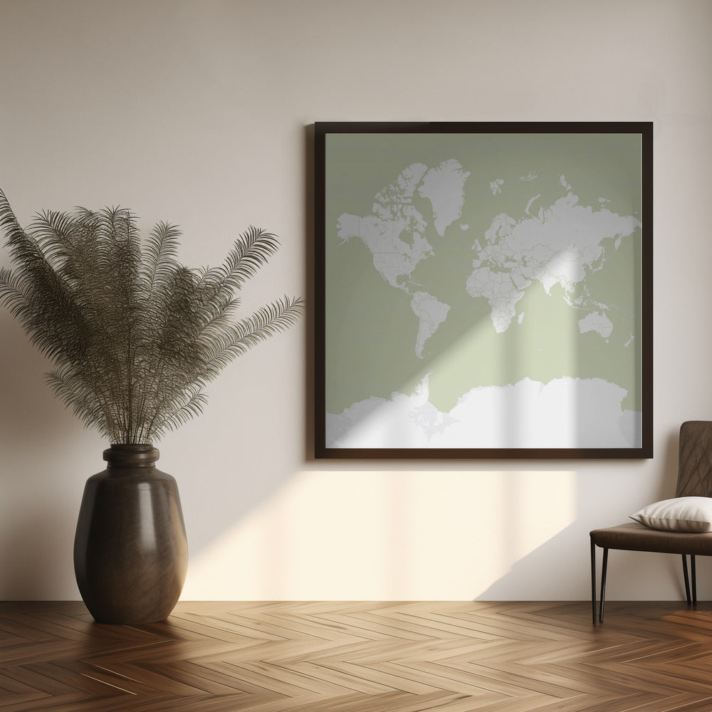 Xolani world map Poster