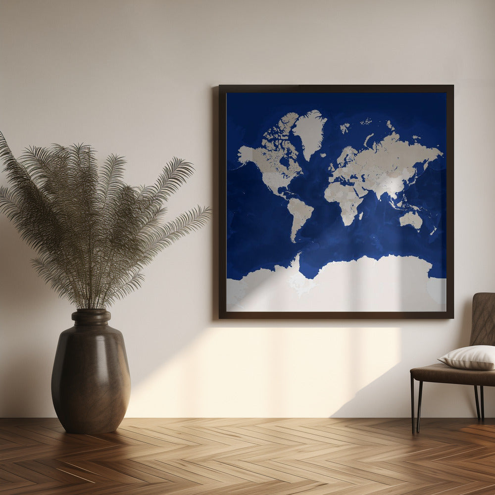 Kameryn world map Poster