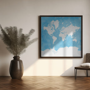 Naolin world map Poster