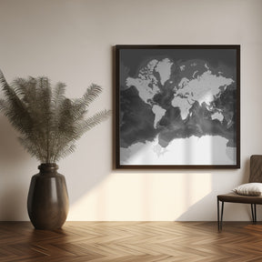 Olson world map Poster