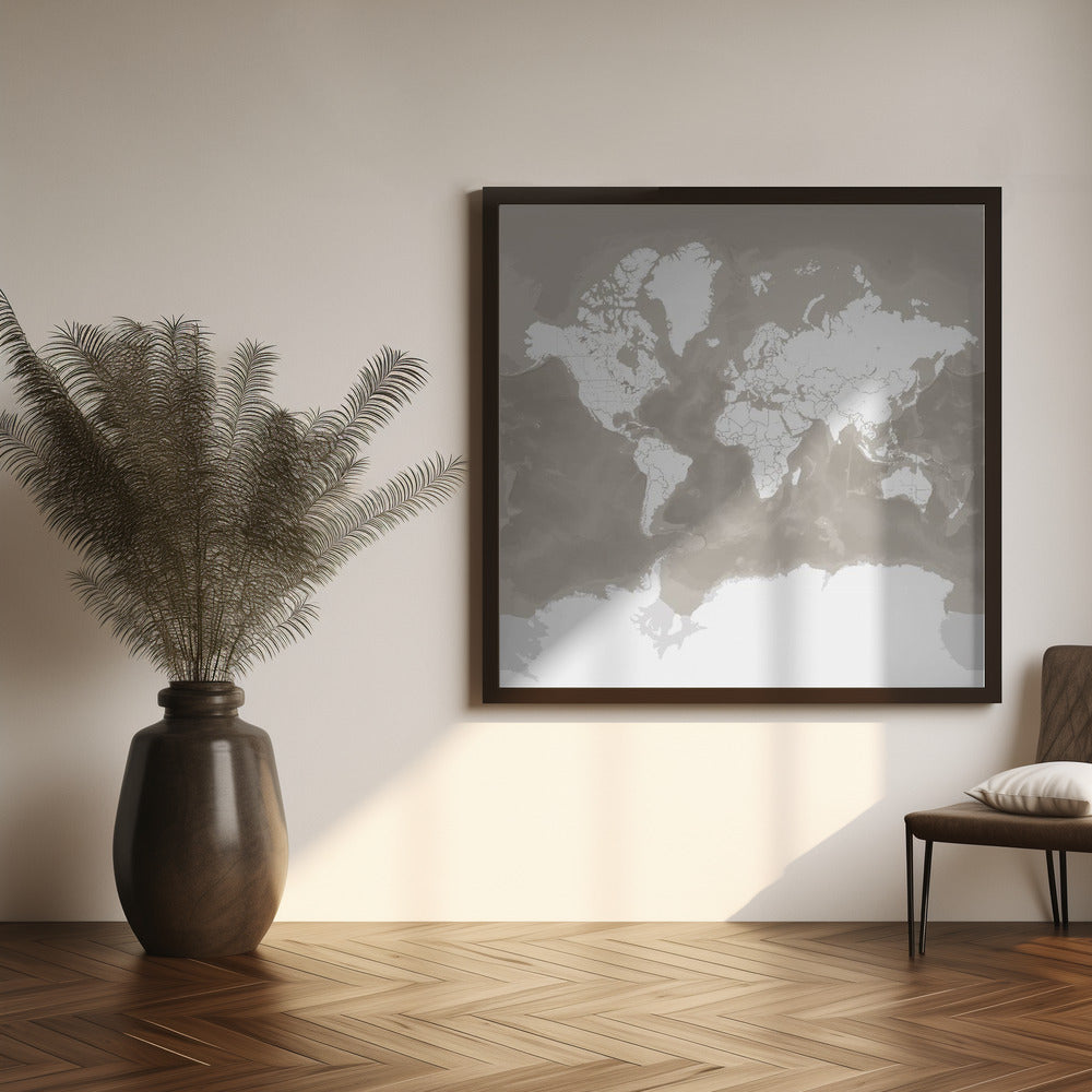 Orien world map Poster