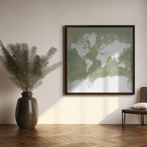 Pacheco world map Poster