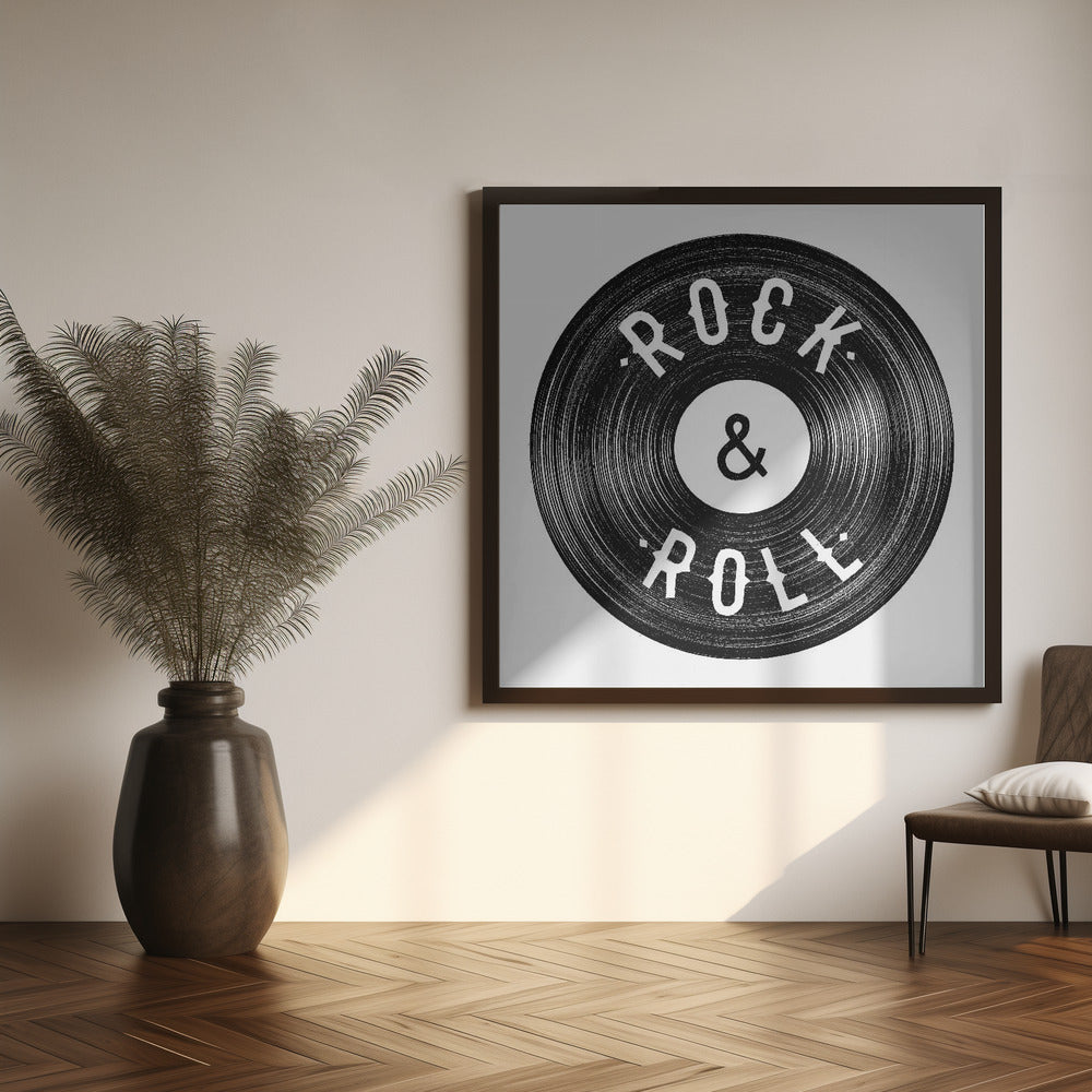 Rock Roll Print Poster