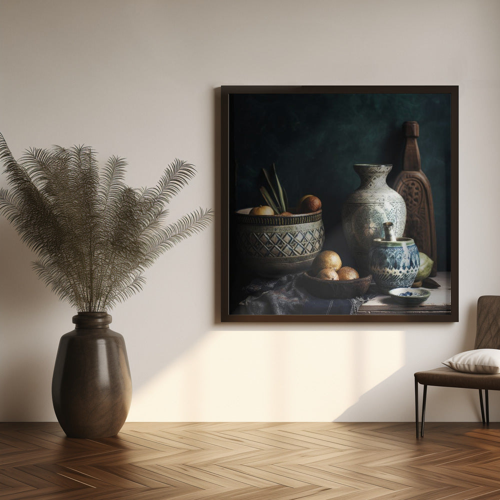 Moroccan Still Life No 1 Poster