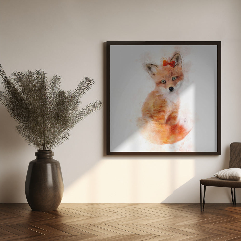 Baby Fox Poster