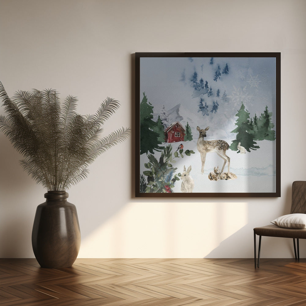 Christmas Morning Poster