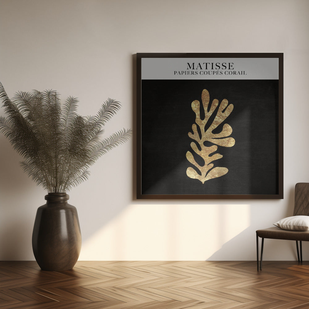 Papier Découpé Coral Poster