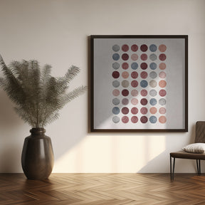 Watercolor Dots Poster