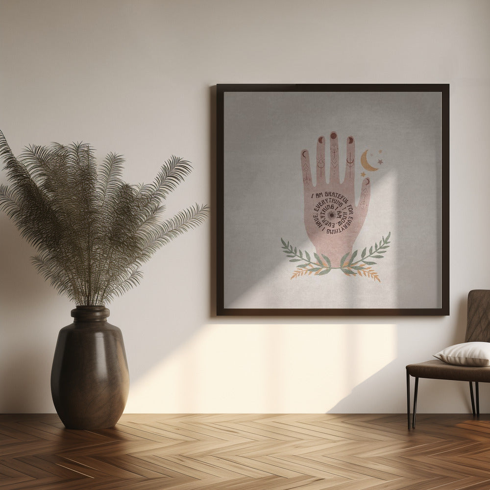 Hand Positive Poster