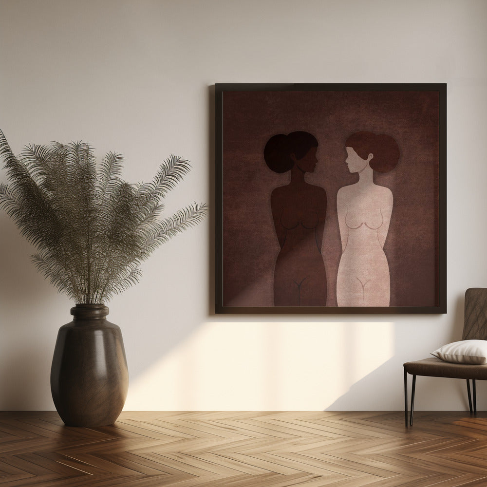 Absctract Terra Women Couples Poster