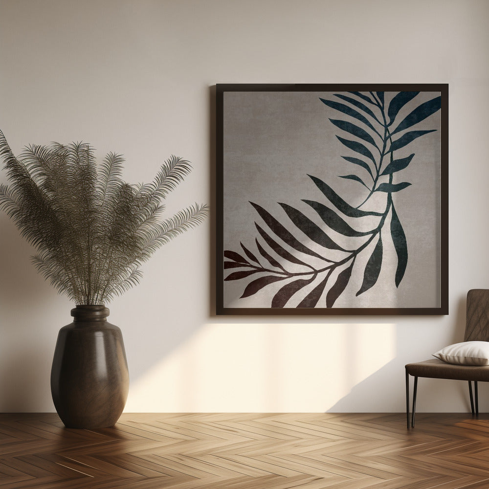 Twisted Palm Leaf Poster