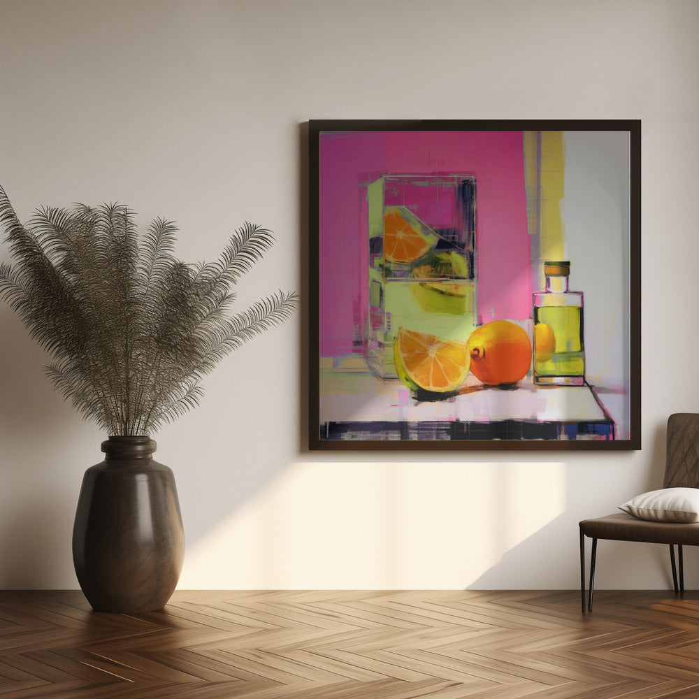 Neon Still Life No 3 Poster