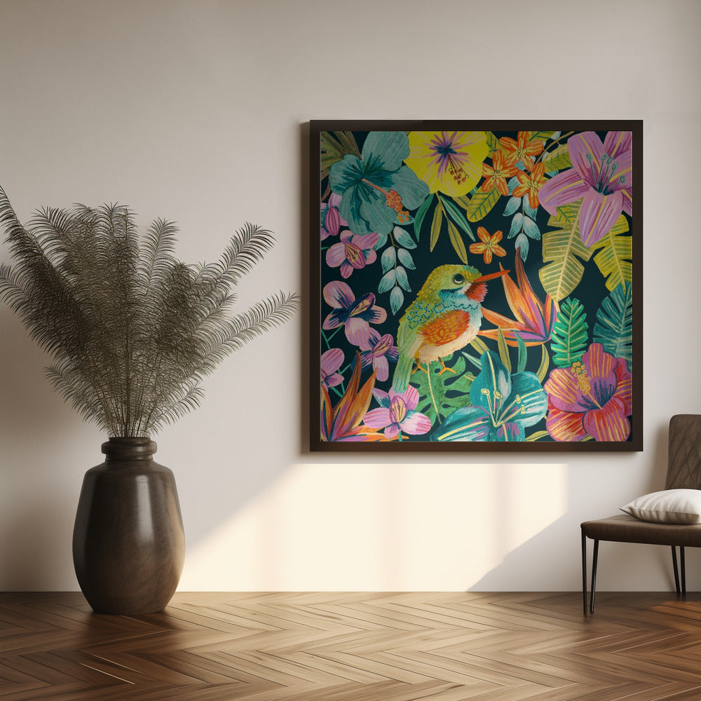 Tropical Bird Poster