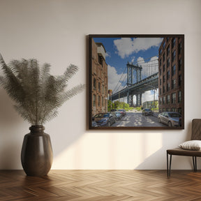 NEW YORK CITY Manhattan Bridge Poster