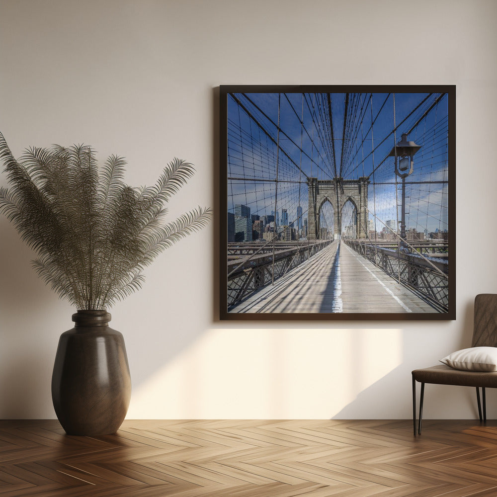 NEW YORK CITY Brooklyn Bridge Poster