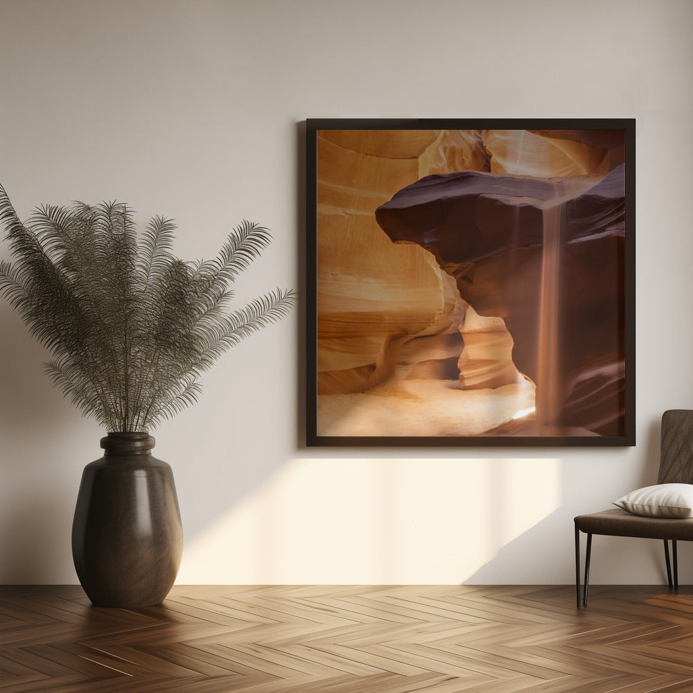 ANTELOPE CANYON Pouring Sand Poster