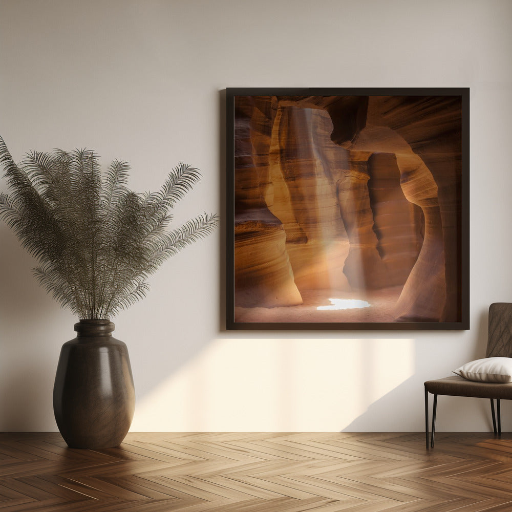 ANTELOPE CANYON Lightbeam Poster