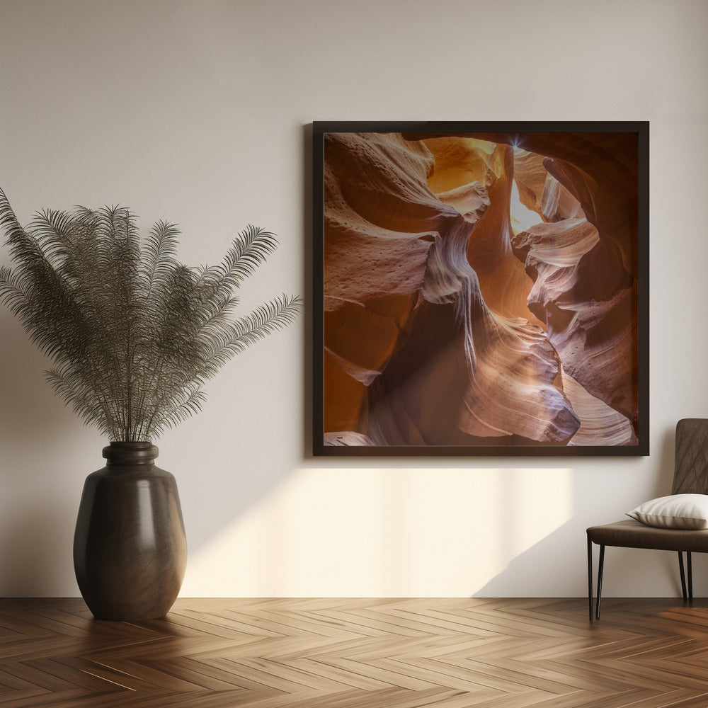 ANTELOPE CANYON Rock Formations Poster