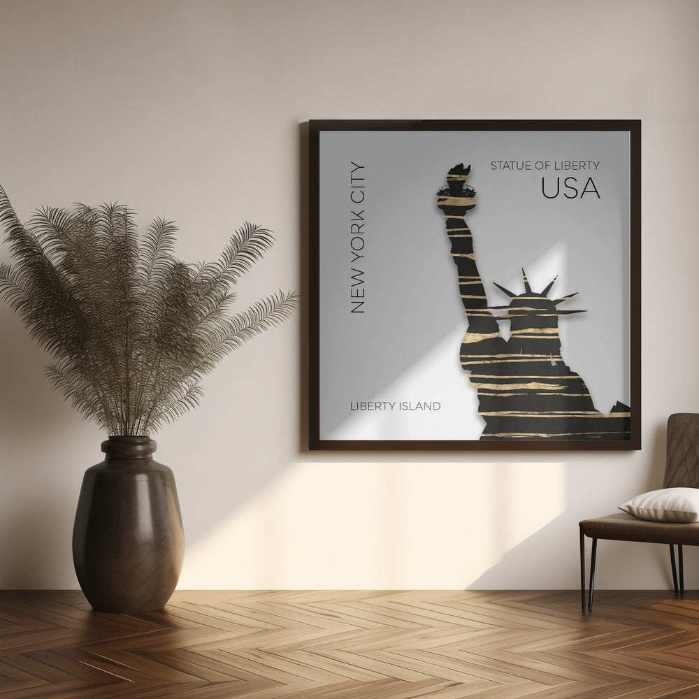 Urban Art NYC Statue of Liberty Poster