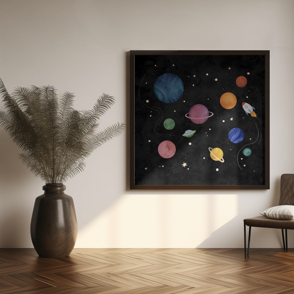 Space explorers Poster