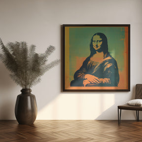 Mona Lisa Modern Poster