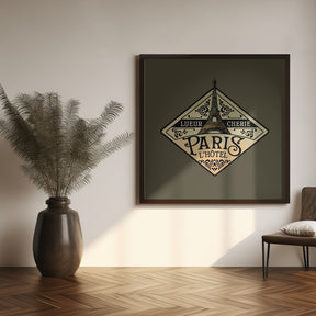 Lueur Cherie Hotel Paris Poster