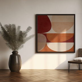 Autumn Mid Century Earthy 2 Poster