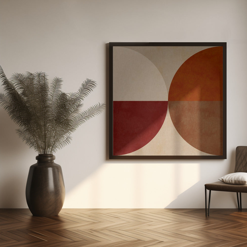 Autumn Mid Century Earthy 10 Poster